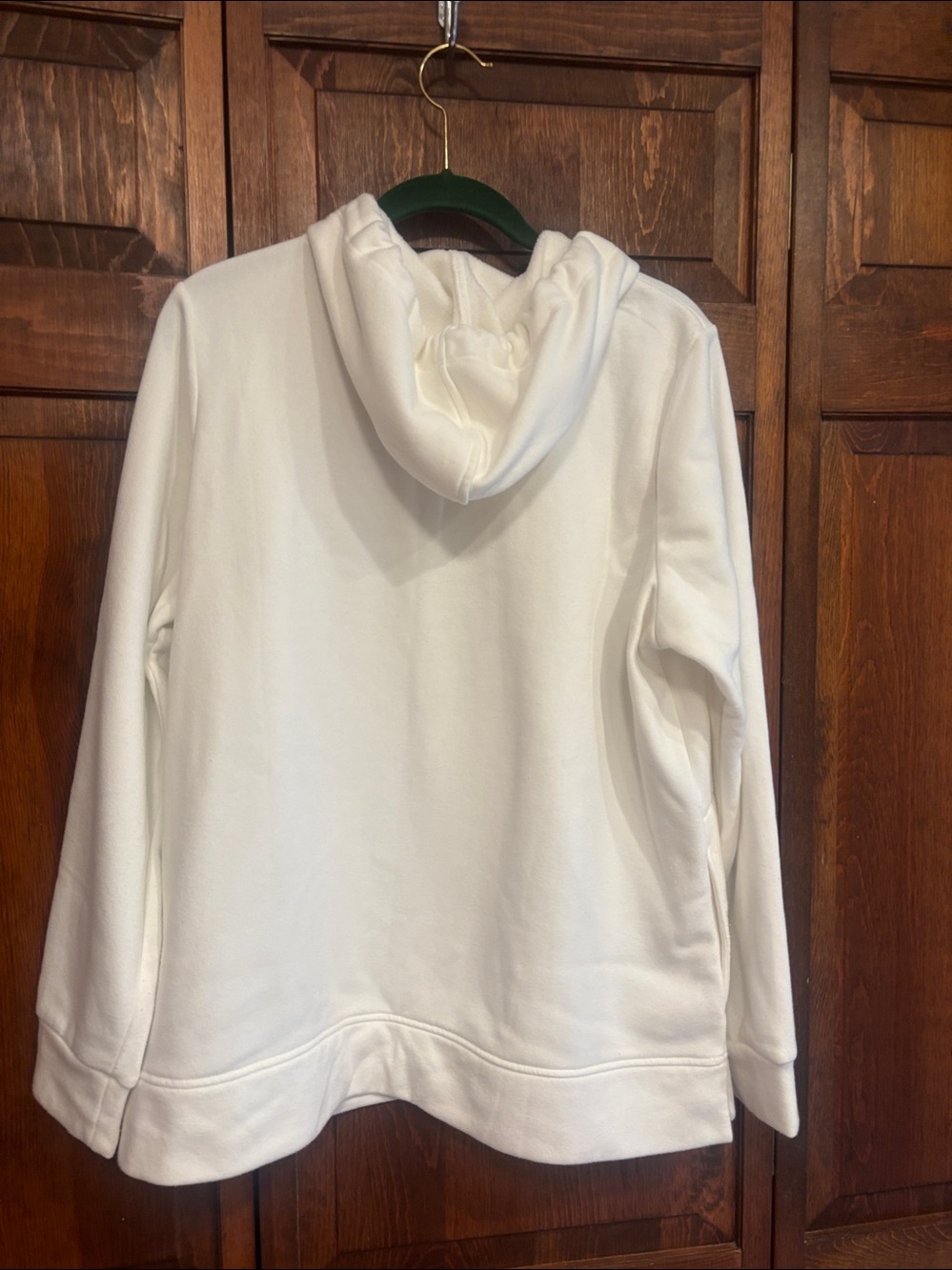 Belle by Kim Gravel White Hooded Pullover - Picture 3 of 5